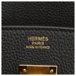 Hermès HSS Birkin 25 Black and Rouge H Chevre Gold Hardware