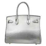 Hermès Limited Edition 2004 Athens Olympic Limited Edition Birkin 30 Silver Chevre Palladium Hardware