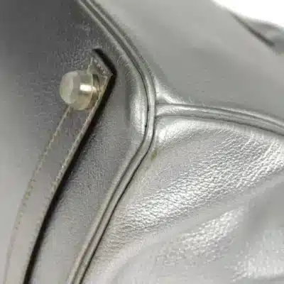 Hermès Limited Edition 2004 Athens Olympic Limited Edition Birkin 30 Silver Chevre Palladium Hardware