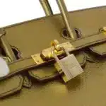 Hermès 2004 Birkin 25 Gold Chevre Brushed Gold Hardware