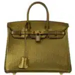 Hermès 2004 Birkin 25 Gold Chevre Brushed Gold Hardware