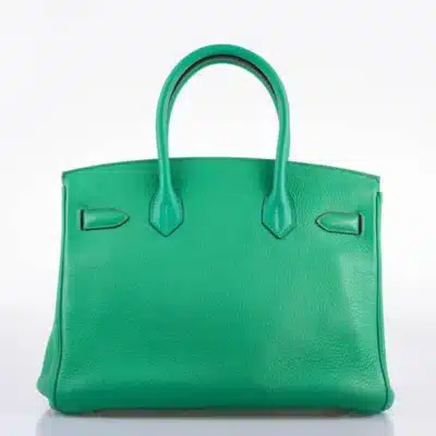 Hermès 2012 Birkin 30 Menthe Clemence Palladium Hardware