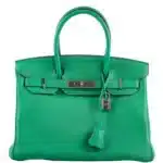 Hermès 2012 Birkin 30 Menthe Clemence Palladium Hardware