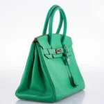 Hermès 2012 Birkin 30 Menthe Clemence Palladium Hardware