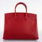 Hermès 2013 Birkin 35 Rouge Vif Epsom Palladium Hardware