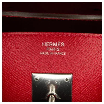 Hermès 2013 Birkin 35 Rouge Vif Epsom logo