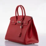 Hermès 2013 Birkin 35 Rouge Vif Epsom Palladium Hardware