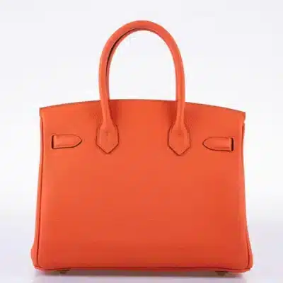 Hermès 2020 Birkin 30 Feu Togo Gold Hardware