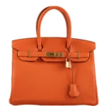 Hermès 2020 Birkin 30 Feu Togo Gold Hardware