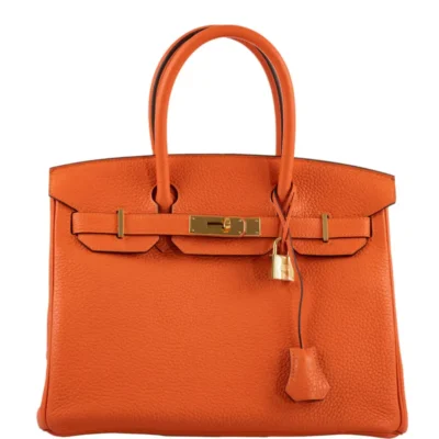 Hermès 2020 Birkin 30 Feu Togo Gold Hardware