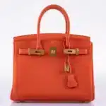 Hermès 2020 Birkin 30 Feu Togo Gold Hardware