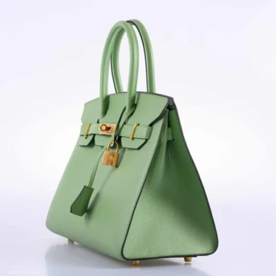 Hermès 2020 Birkin 30 Vert Criquet Madame Grain Gold Hardware