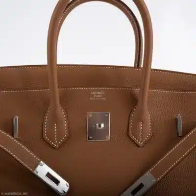 Hermès 2020 Birkin 35 Gold Togo logo