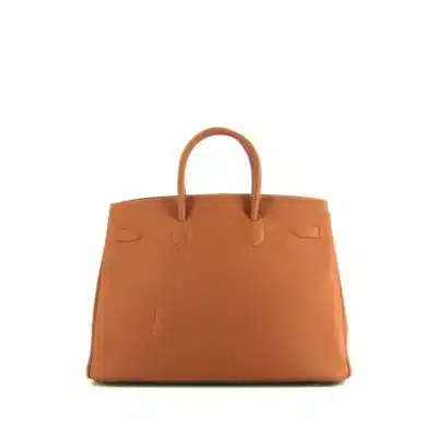 Hermès Rare Collectible 2020 Shadow Birkin 35 Golden Brown Swift