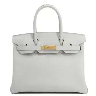 Hermès 2023 Birkin 30 Gris Pale Togo Gold Hardware