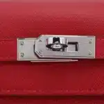 Hermès 2023 Kelly 25 Sellier Rouge Piment and Shocking Rose Madame Palladium Hardware