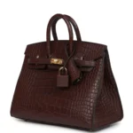 Hermès Birkin 20 Sellier Havane Matte Alligator Gold Hardware