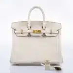 Hermès Birkin 25 Beton Matte Alligator Mississippiensis Gold Hardware