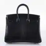 Hermès Birkin 25 Black Niloticus Lizard Gold Hardware