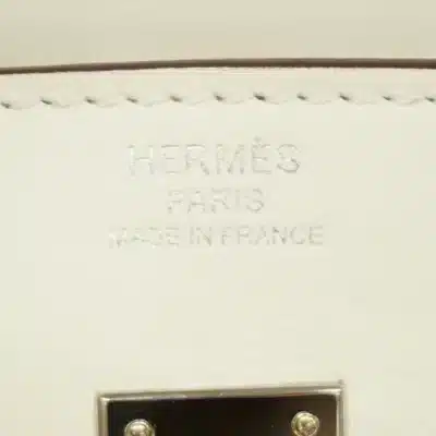 Hermès Limited Edition Birkin 25 Blanc Vaux Swift Silver Hardware