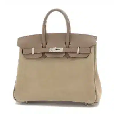 replica hermes bags Hermès Birkin 25 Etoupe Doblis Swift Palladium Hardware