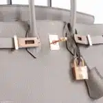 Hermès Birkin 25 Gris Asphalte Togo Rose Gold Hardware