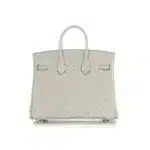 Hermès Birkin 25 Gris Perle Verso Ostrich Palladium Hardware