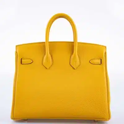 Hermès Birkin 25 Jaune Ambre Togo Gold Hardware