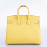 Hermès Birkin 25 Jaune Poussin Togo Palladium Hardware