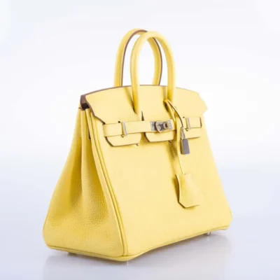 Hermès Birkin 25 Jaune Poussin Togo Palladium Hardware