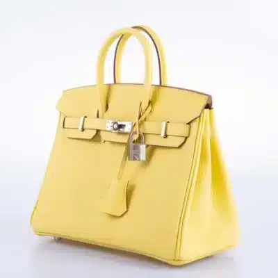 Hermès Birkin 25 Jaune Poussin Togo Palladium Hardware