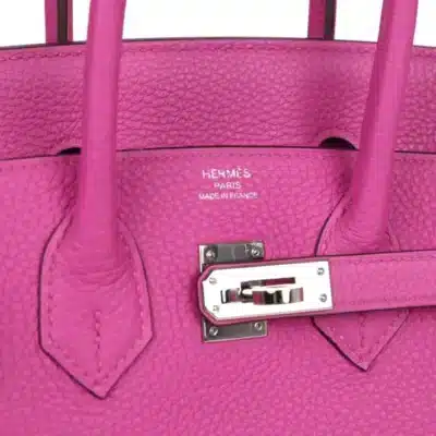 Hermès Birkin 25 Magnolia Togo logo1