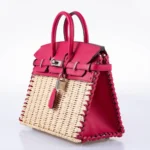 Hermès Birkin 25 Picnic Framboise Swift & Osier Wicker Palladium Hardware