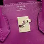 Hermès Birkin 25 Purple Togo Silver Hardware