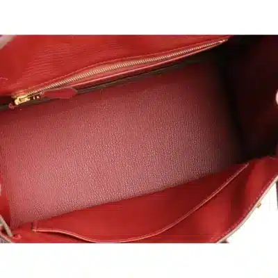 Hermès Birkin 25 Rouge Vif Veau Jonathan Gold Hardware