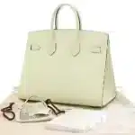 Hermès Birkin 25 Silver Epsom Palladium Hardware