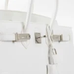 Hermès Birkin 25 White Epsom Palladium Hardware