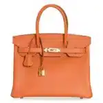 Hermès Birkin 30 Apricot Epsom Gold Hardware