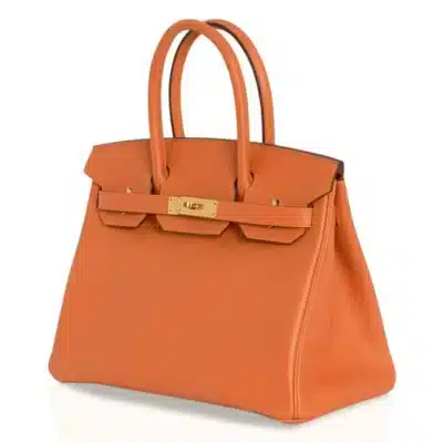 Hermès Birkin 30 Apricot Epsom Gold Hardware