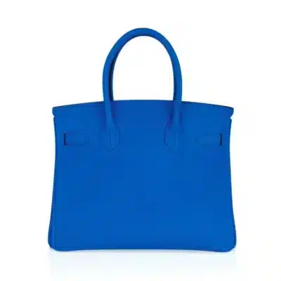 Hermès Birkin 30 Bleu Frida Epsom Gold Hardware