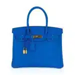 Hermès Birkin 30 Bleu Frida Epsom Gold Hardware