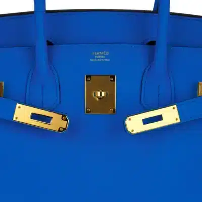 Hermès Birkin 30 Bleu Frida Epsom logo1