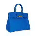 Hermès Birkin 30 Bleu Frida Epsom Gold Hardware