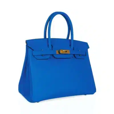 Hermès Birkin 30 Bleu Frida Epsom Gold Hardware