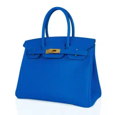 Hermès Birkin 30 Bleu Frida Epsom Gold Hardware