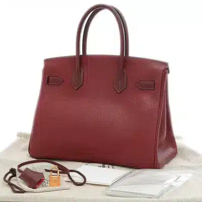 Hermès Birkin 30 Bordeaux Togo Palladium Hardware