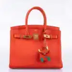 Hermès Birkin 30 Capucine Togo Gold Hardware