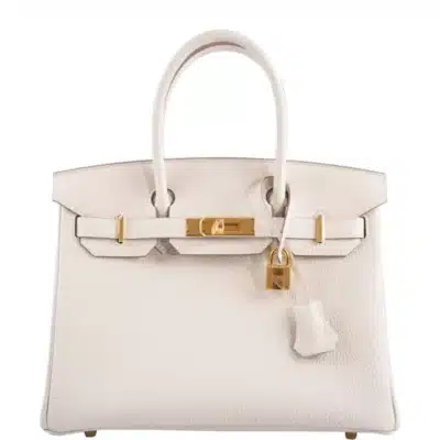 Hermès Birkin 30 Craie Togo Gold Hardware