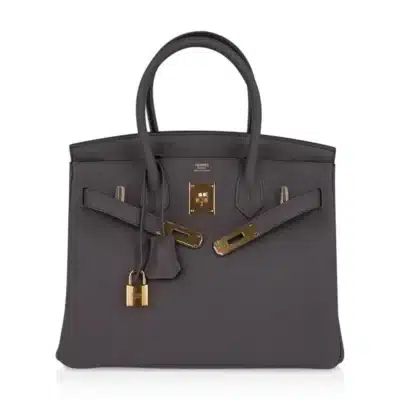 Hermès Birkin 30 Etain Grey Coveted Togo Gold Hardware