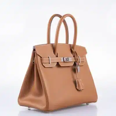 Hermès Birkin 30 Gold Epsom Palladium Hardware